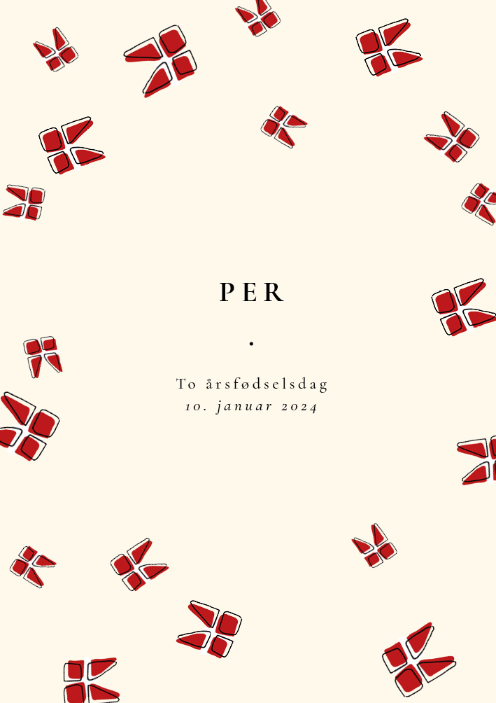 Invitationer - Per Fødselsdag